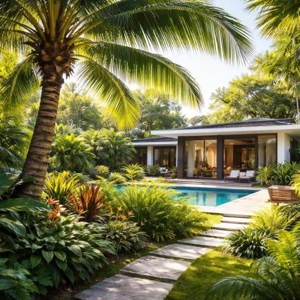 jardin-tropical-palmier-maison-moderne