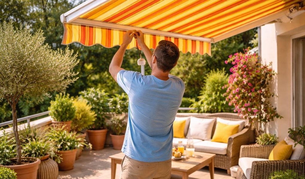 terrasse-ensoleillee-store-banne-plantes