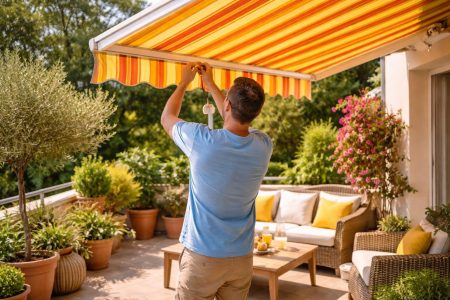 terrasse-ensoleillee-store-banne-plantes