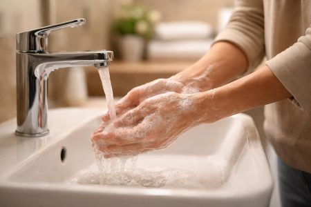 personne-lave-mains-eau-savon
